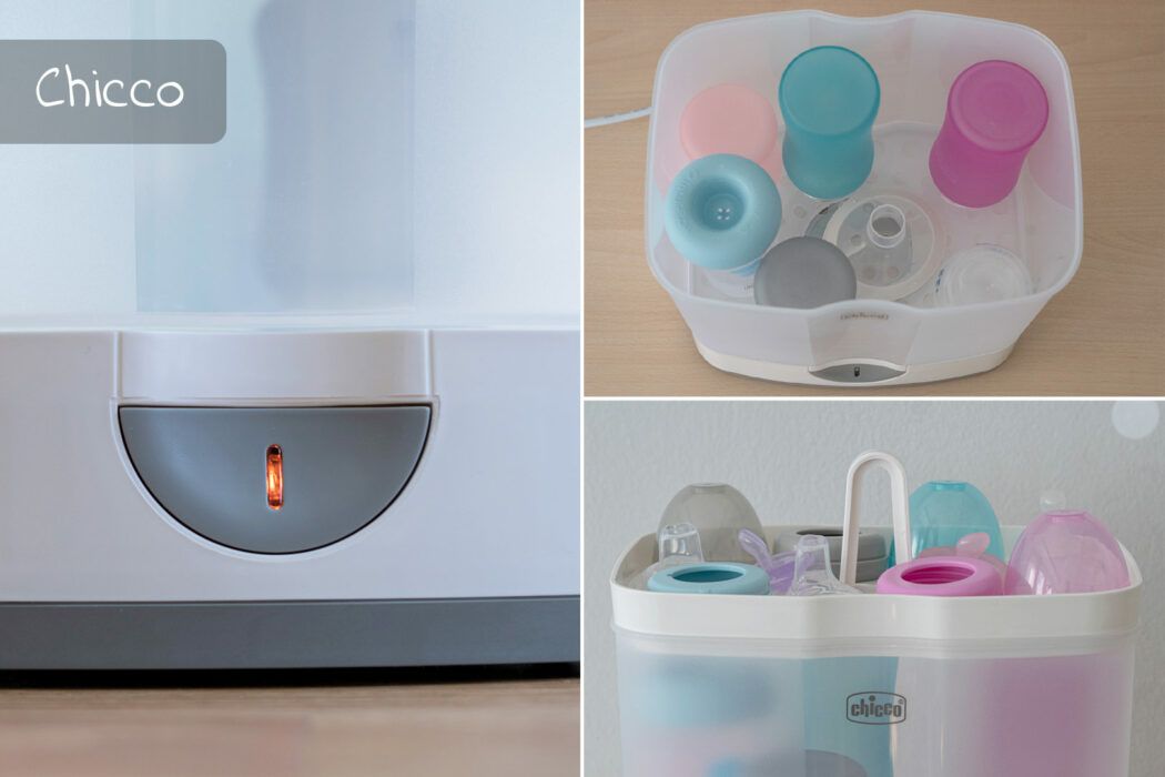 Chicco im Dampfsterilisator Test, Sterilisator Test baby