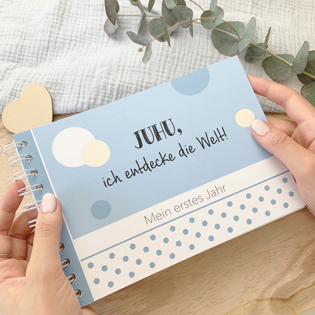 mintkind erinnerungsbuch babytagebuch mein erstes jahr juhu