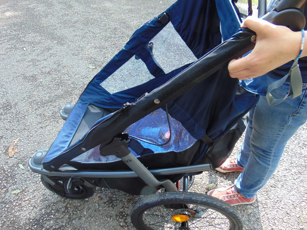 tfk velo 2 zusammenklappen, tfk velo 2 zuklappen, tfk fahrradanhänger transport