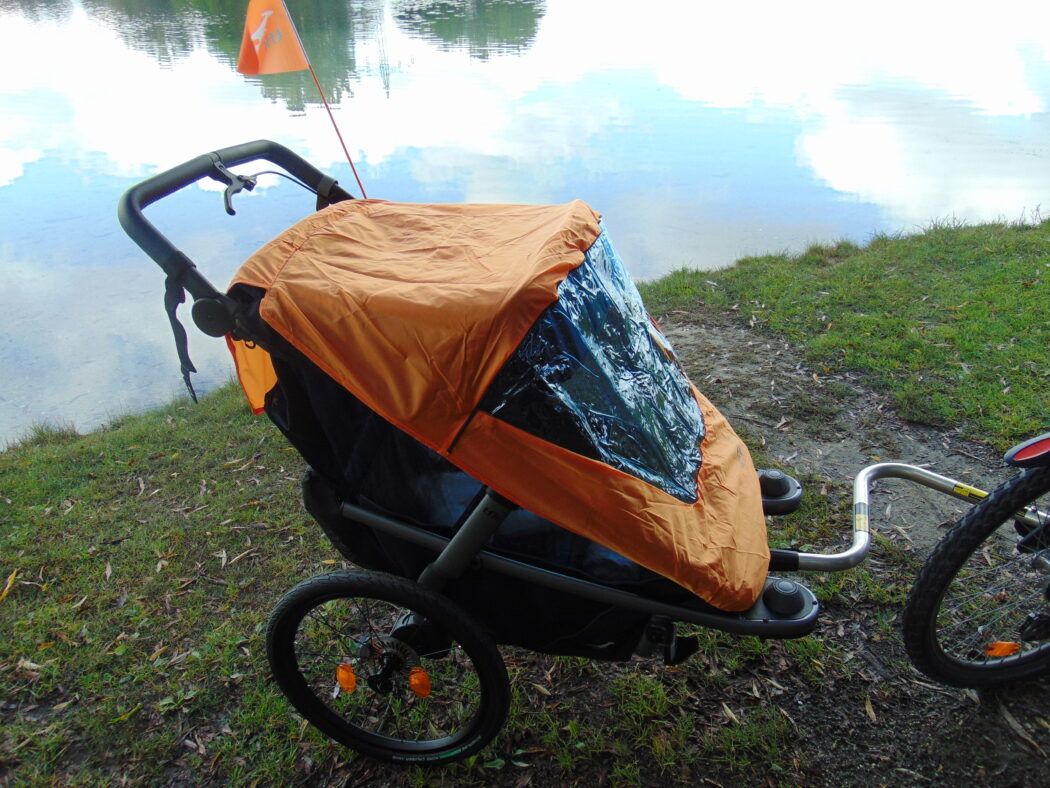 tfk velo 2 regenschutz, tfk velo 2 regenverdeck, tfk velo 2 wetterschutz