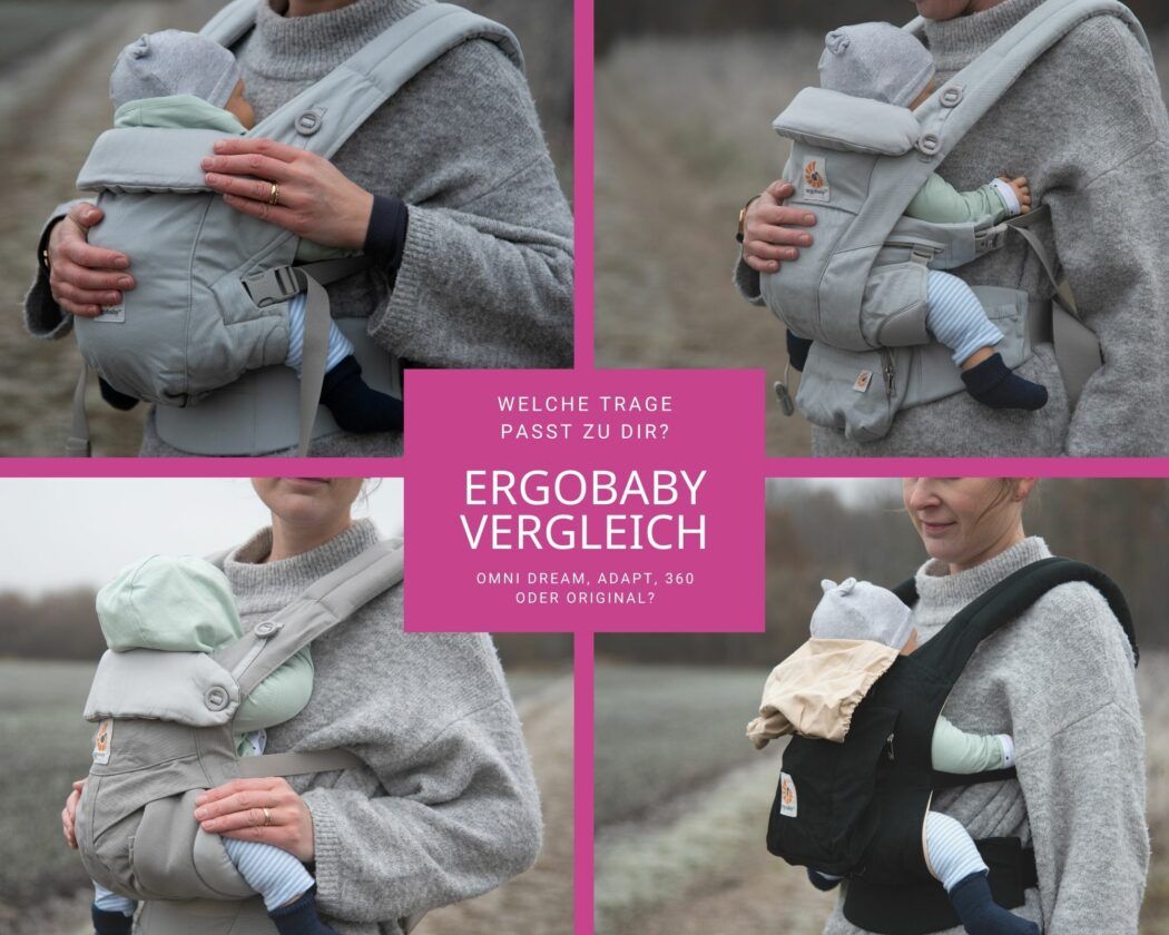 ergobaby vergleich, ergobaby test, babytragen vergleich, welche ergobaby passt zu mir, ergobaby omni dream test, ergobaby adapt test, omni oder adapt, 360 oder orginal