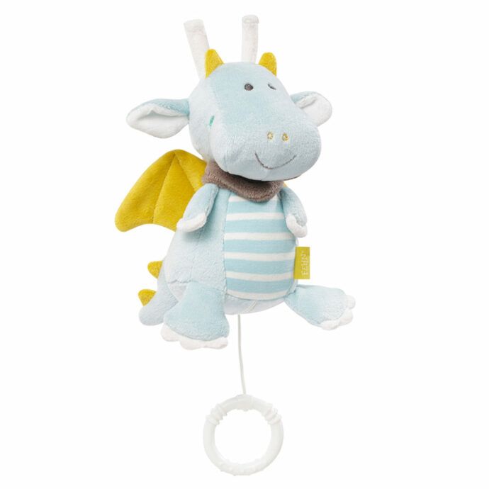 spieluhr baby test mit drache little castle 17 cm baby fehn