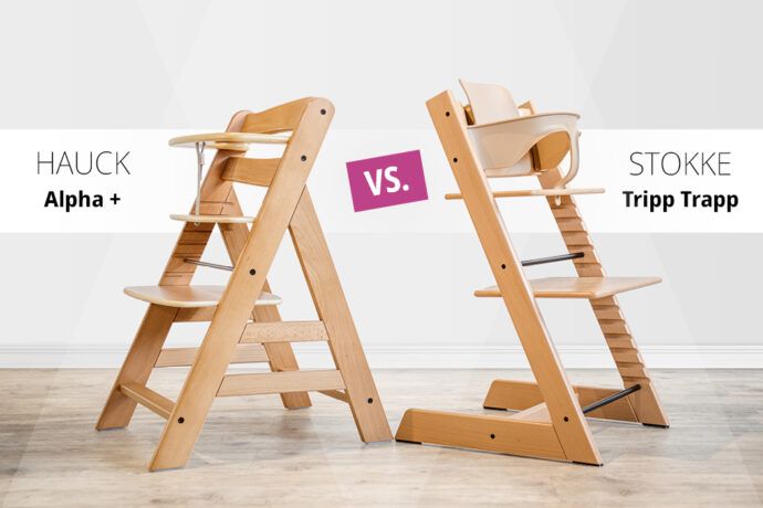 hochstuhl vergleich hauck alpha plus und stokke tripp trapp