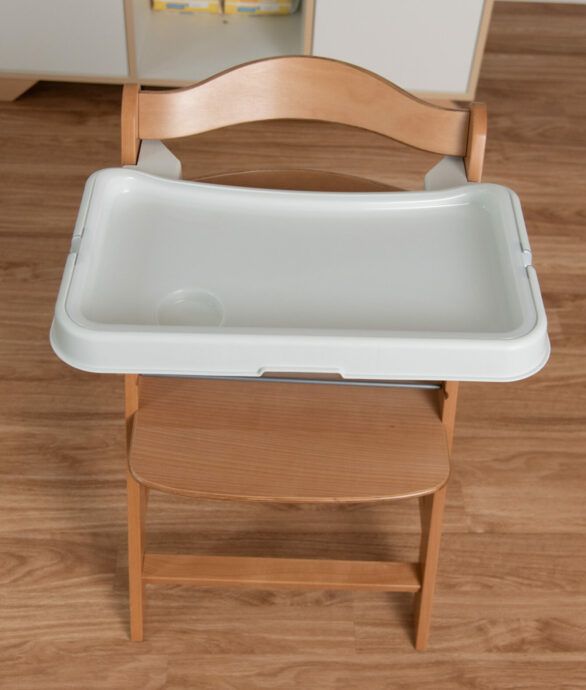 hauck alpha tray für alpha beta hochstühle Frontalansicht