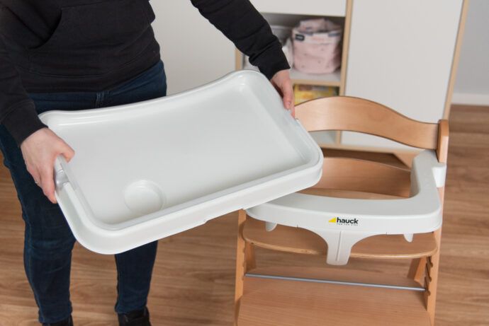 hauck alpha tray abgenommenes tablett