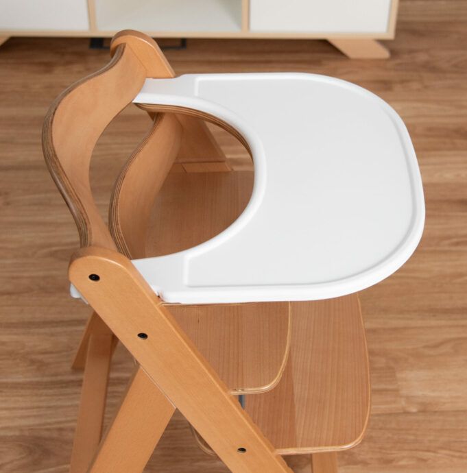 hauck click tray essbrett spielbrett für alpha beta hochstühle seitenansicht