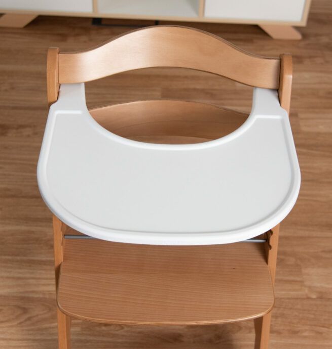 hauck click tray essbrett spielbrett für alpha beta hochstühle Frontalansicht