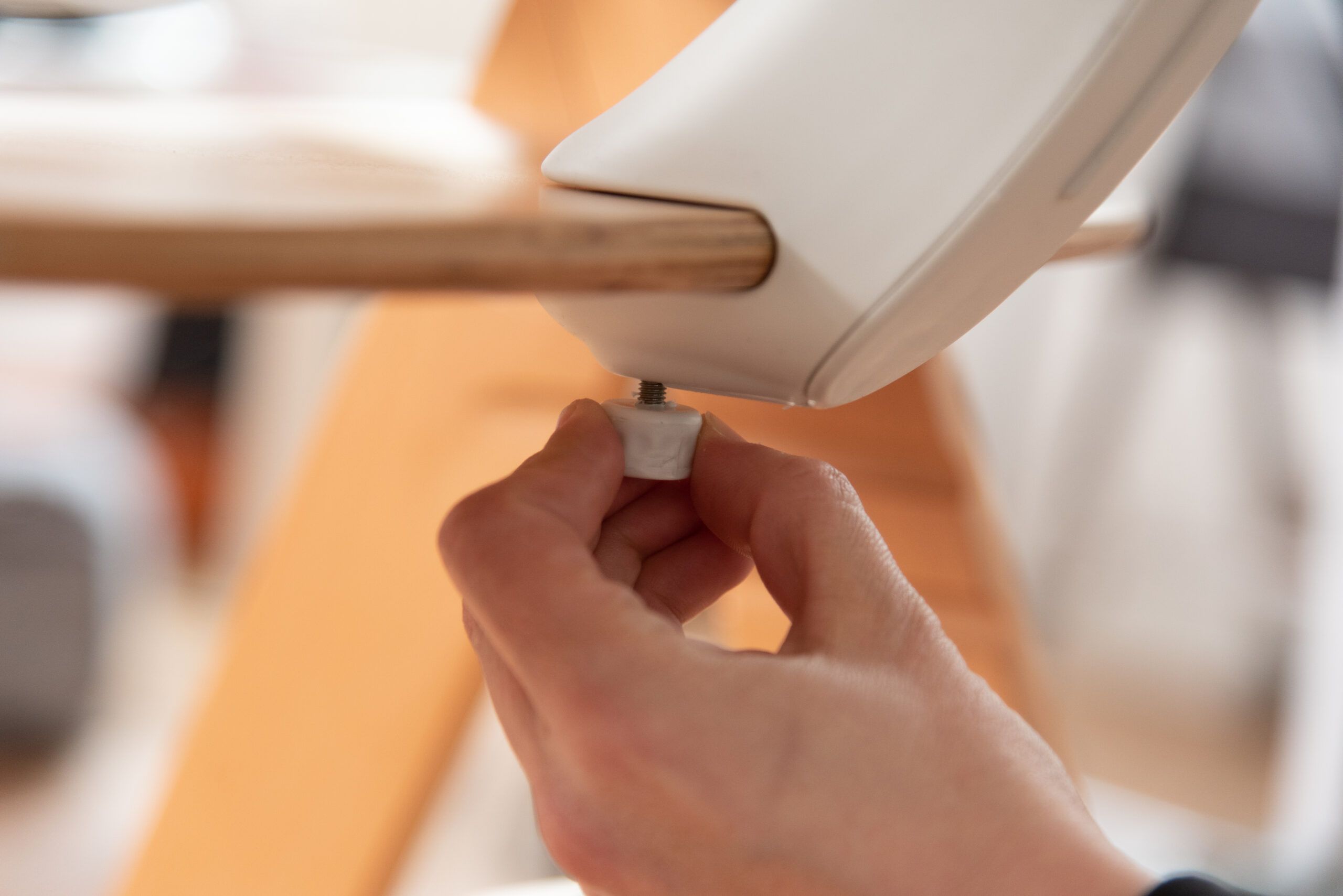 montage durchrutschschutz hauck alpha tray schraube festdrehen