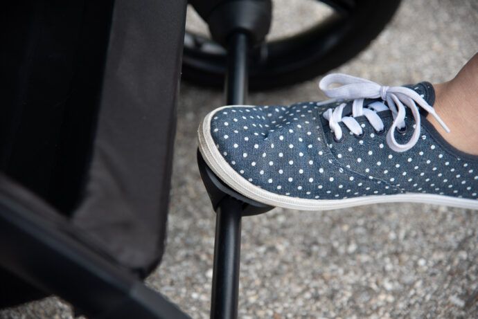bremse betätigen beim hauck n care kinderwagen