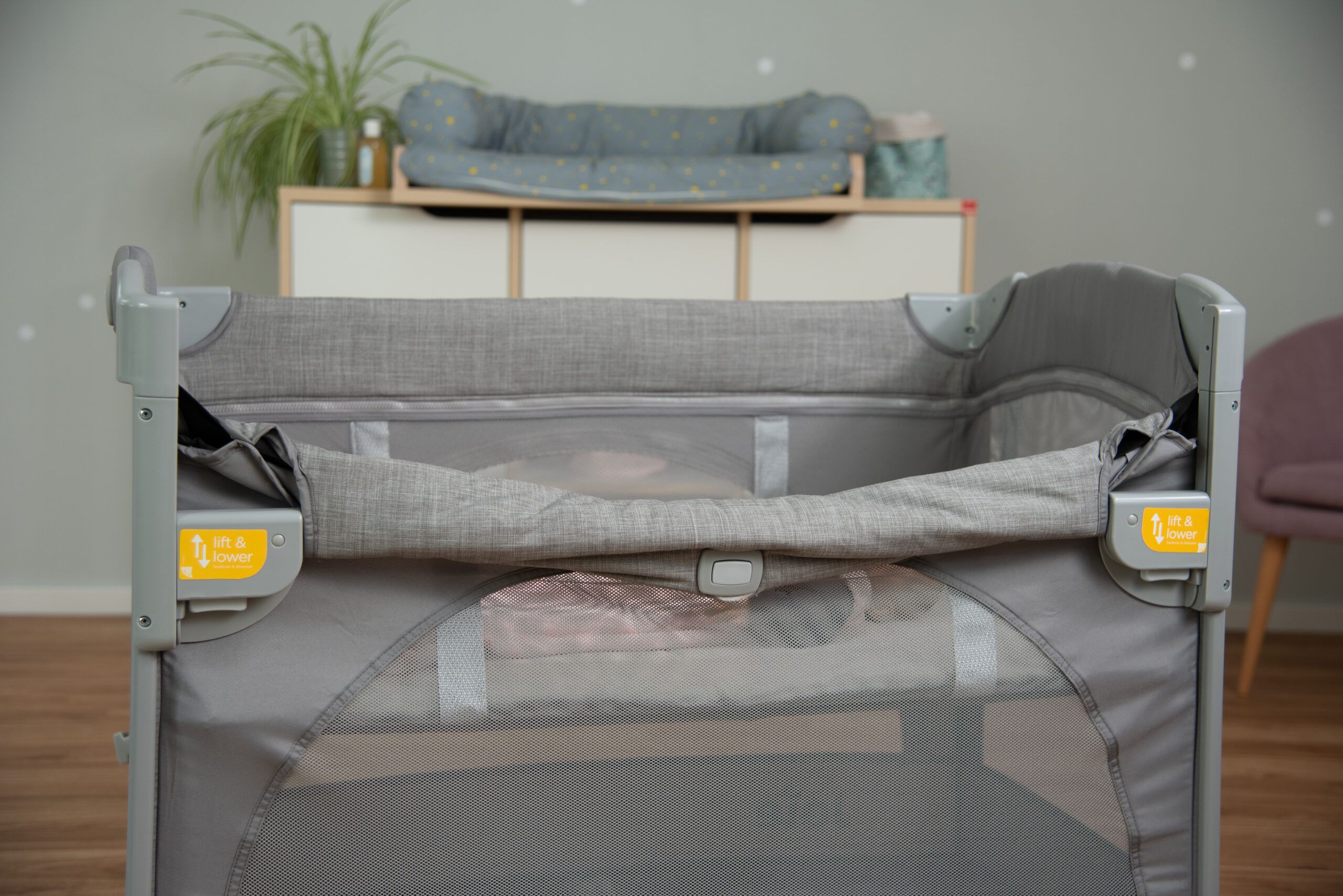 joie reisebett mit beistellbett funktion