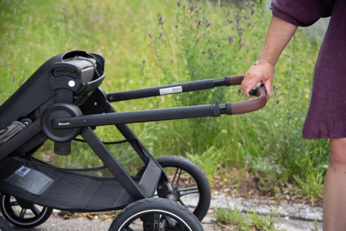 schiebestange umklappen walk care test