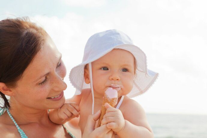 ab wann darf mein baby eis essen