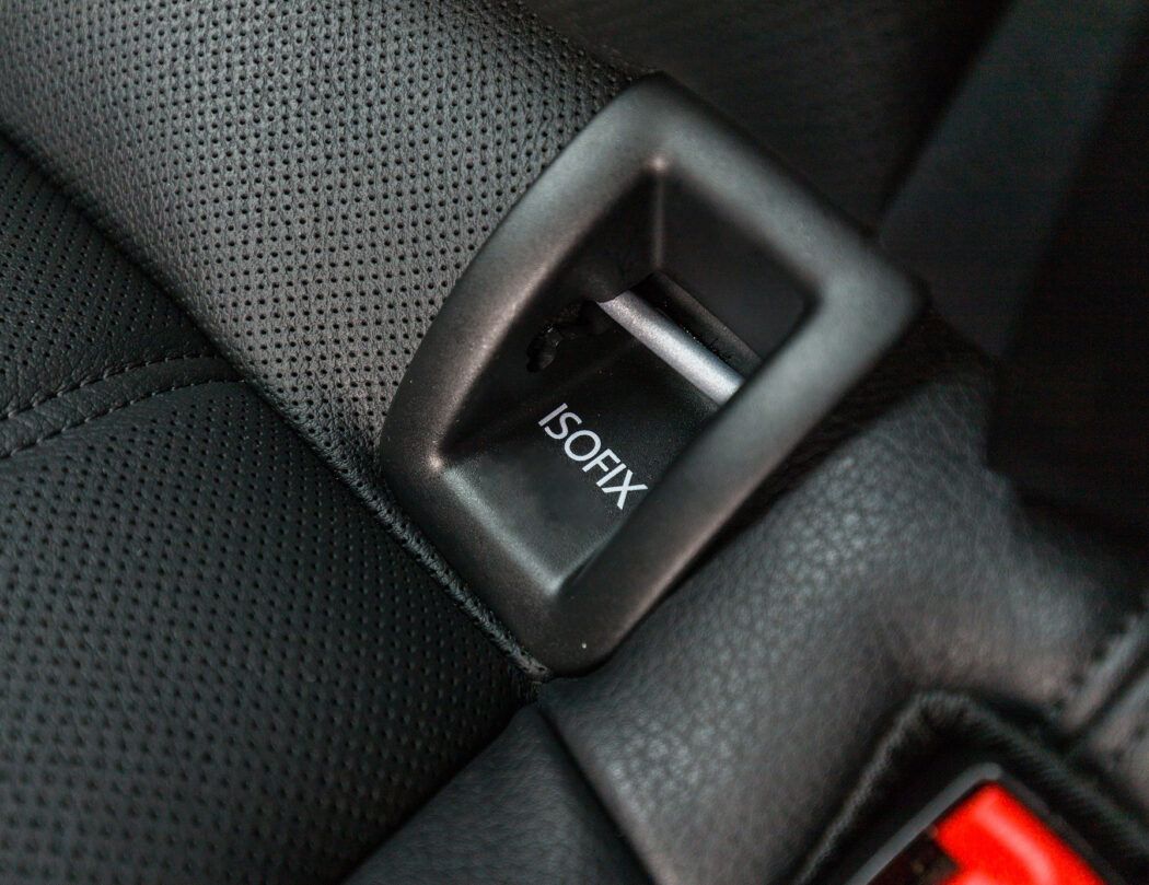 Isofix auto, isofix haken