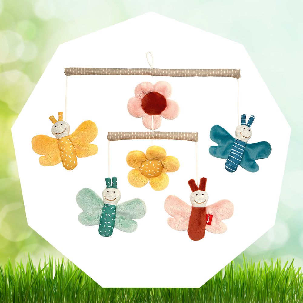 sigikid mobile schmetterlinge und blumen