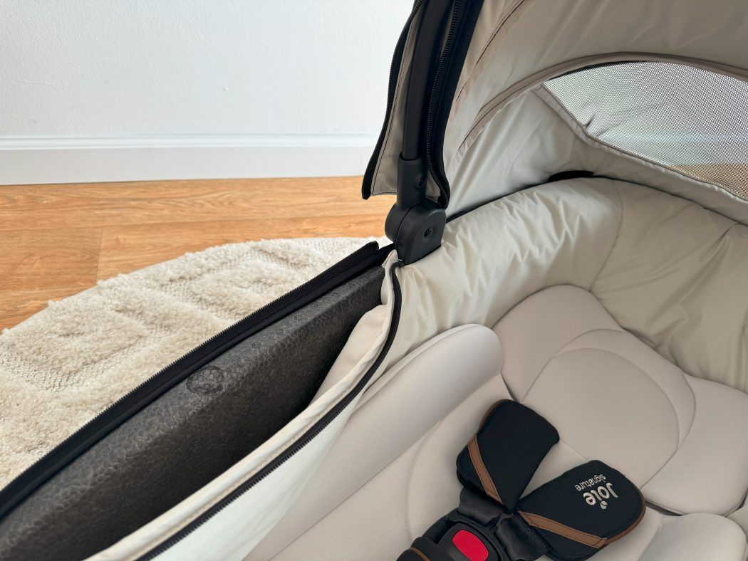 joie calmi r129 test bezug verdeck stoff abnehmbar mit reissverschluss