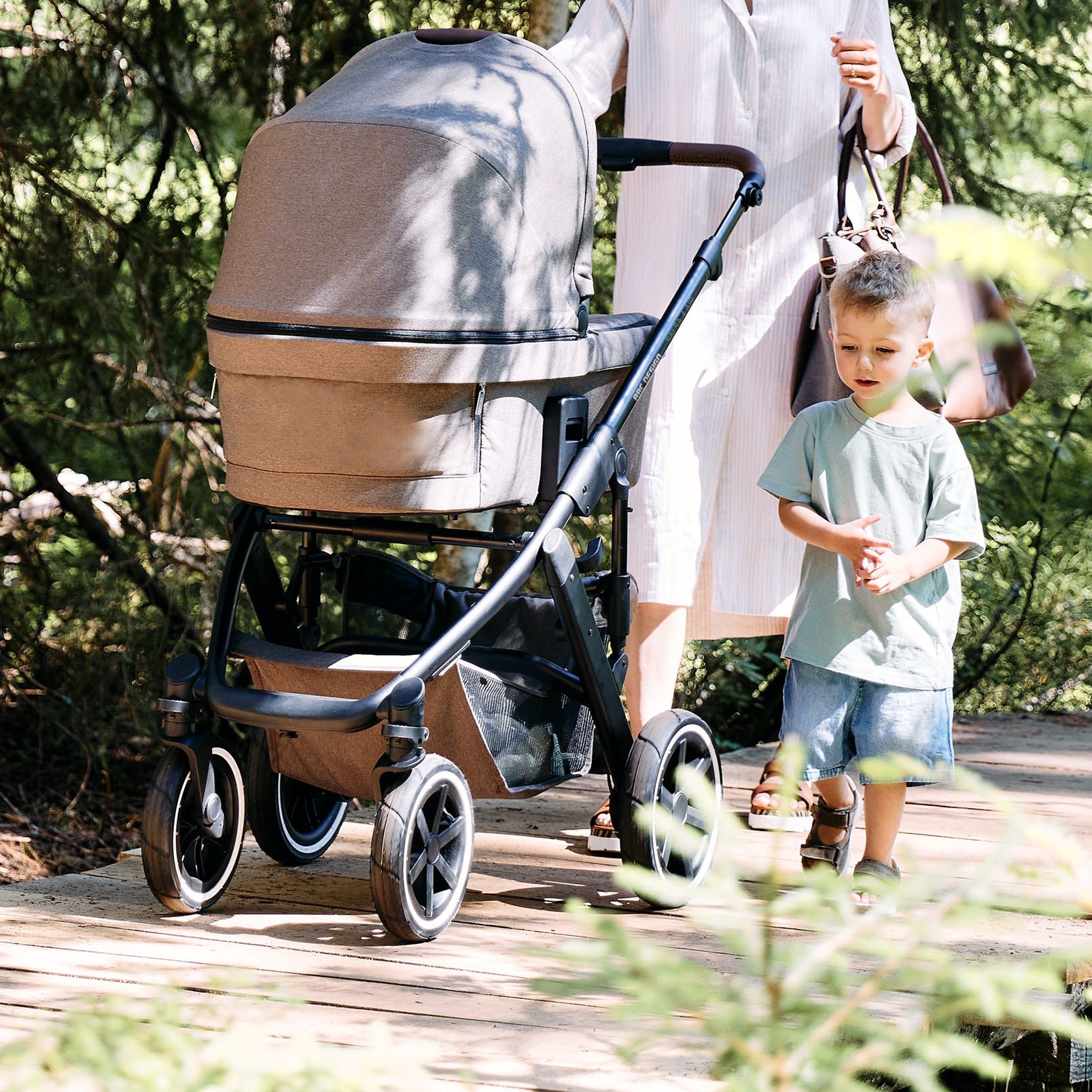 ABC Design Salsa 4 Air Nature Outdoor Kinderwagen Luftreifen Test