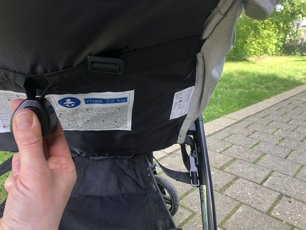 Hauck Uptown Buggy Rückenlehne flachstellen Liegeposition