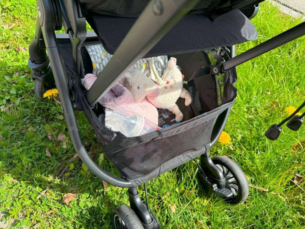 joie tourist reisebuggy test einkaufskorb stauraum