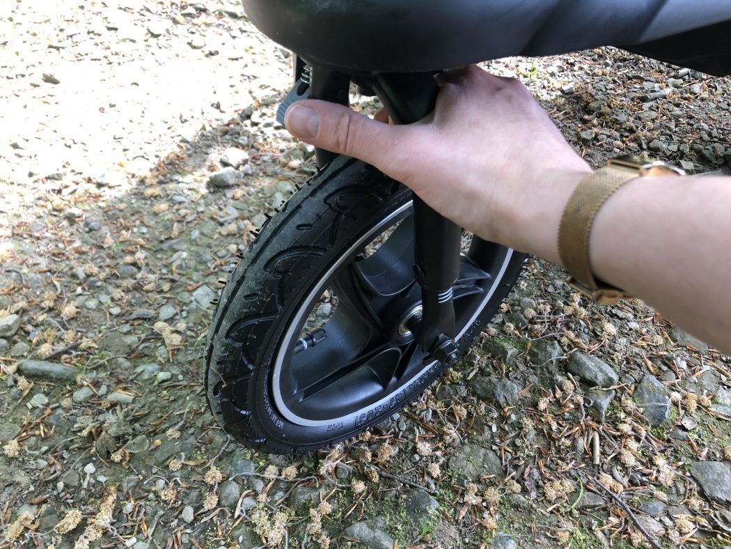 hauck runner 3 vorderrad feststellen