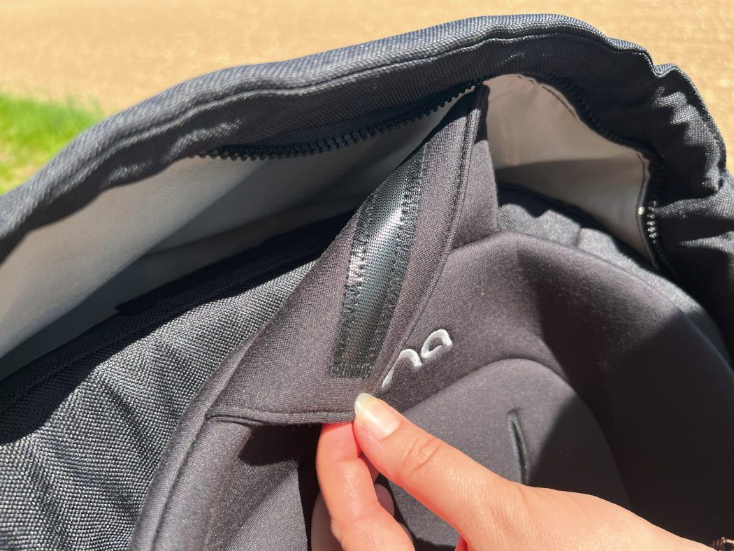 nuna mixx next test kinderwagen einlage sitzpolster klettverschluss