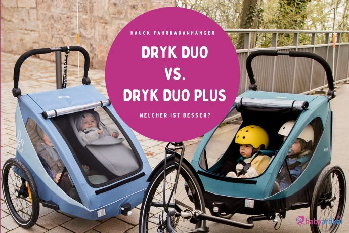 Hauck Dryk Duo oder Dryk Duo Plus Fahrradanhänger Test & Vergleich
