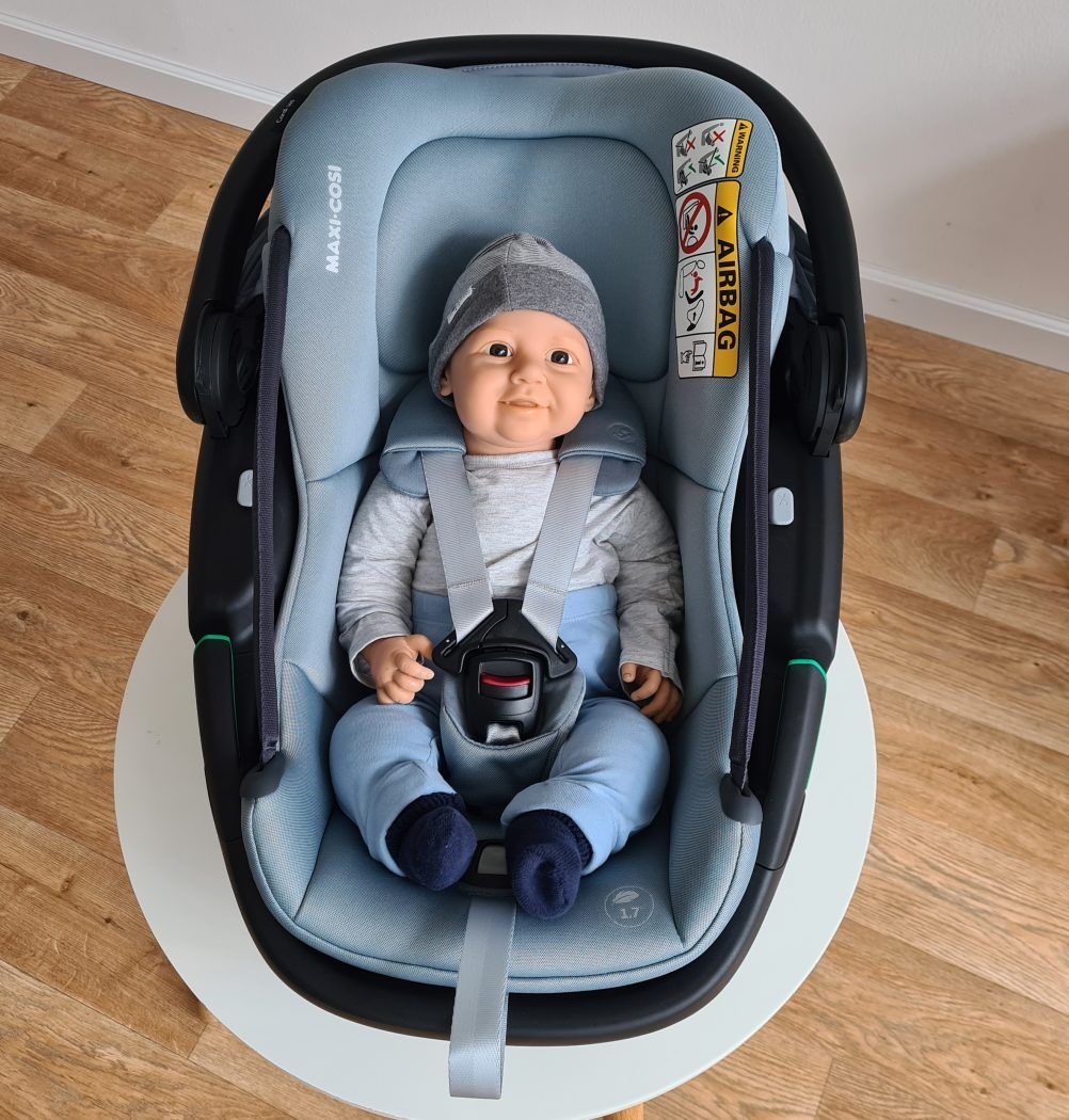 maxi cosi coral 360 test baby in babyschale ohne neugeborenen einsatz