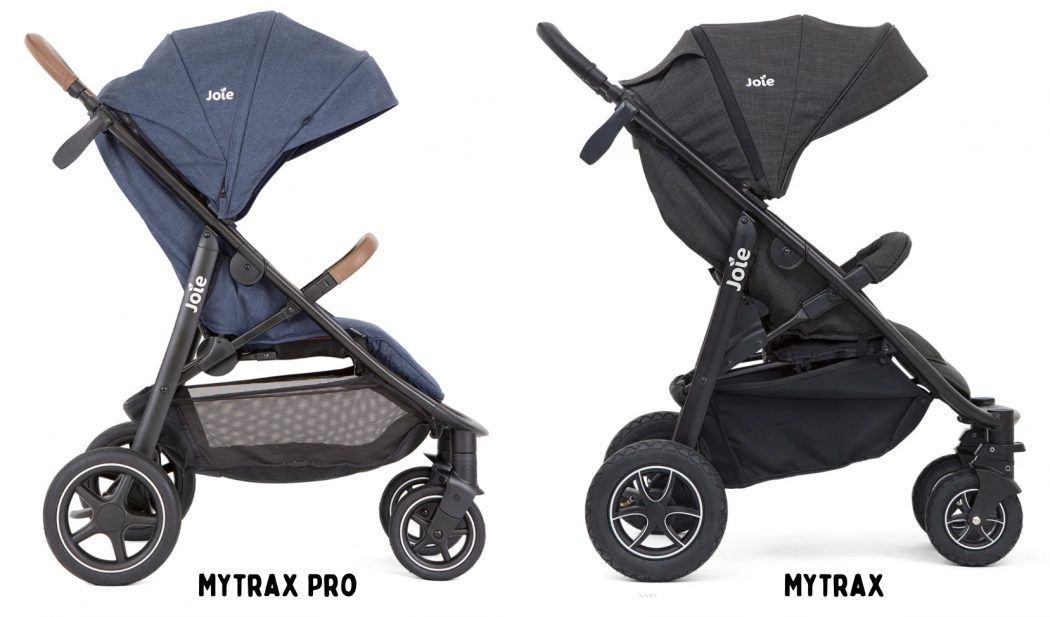 joie mytrax pro vs. mytrax seitenansicht