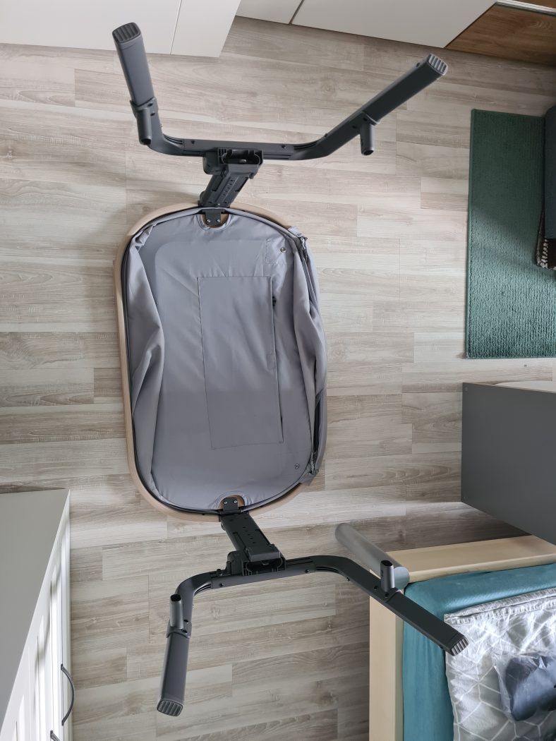maxi cosi iora test aufbau beistellbett beine anstecken