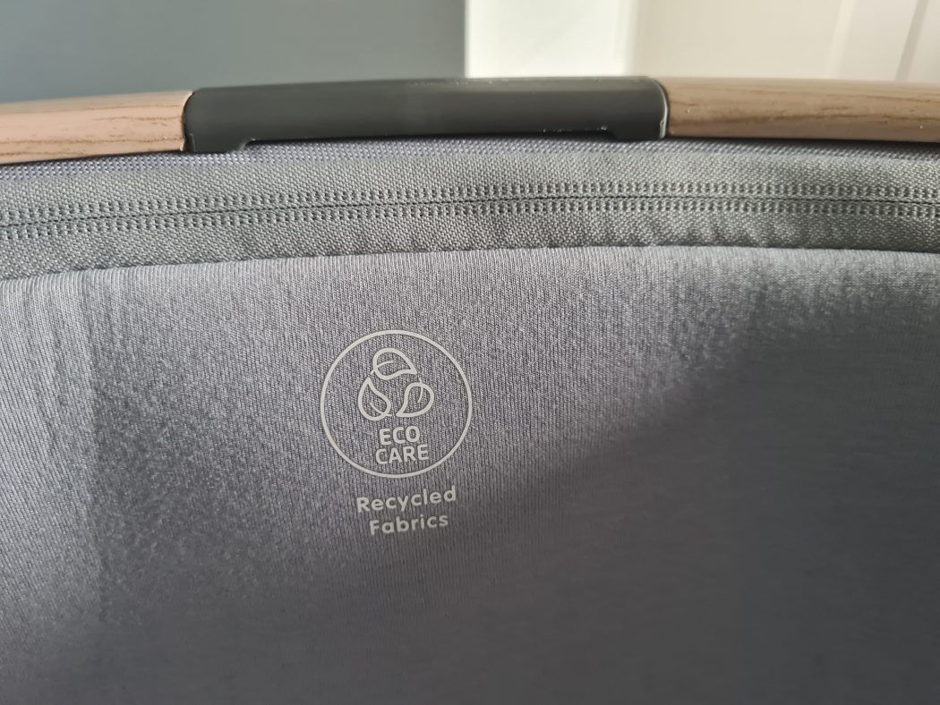 detailansicht recycling eco care stoff grey eco maxi cosi