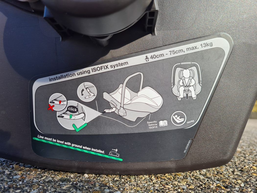 isofix installation hinweise auf babyschale pipa urbn