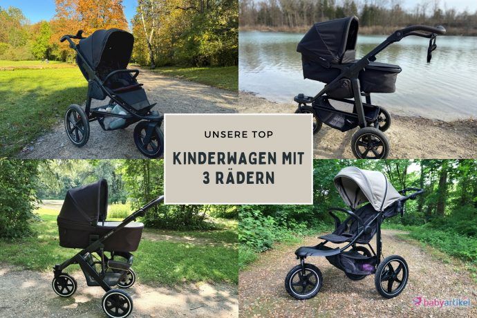 top kinderwagen mit 3 rädern jogger dreirad-kinderwagen
