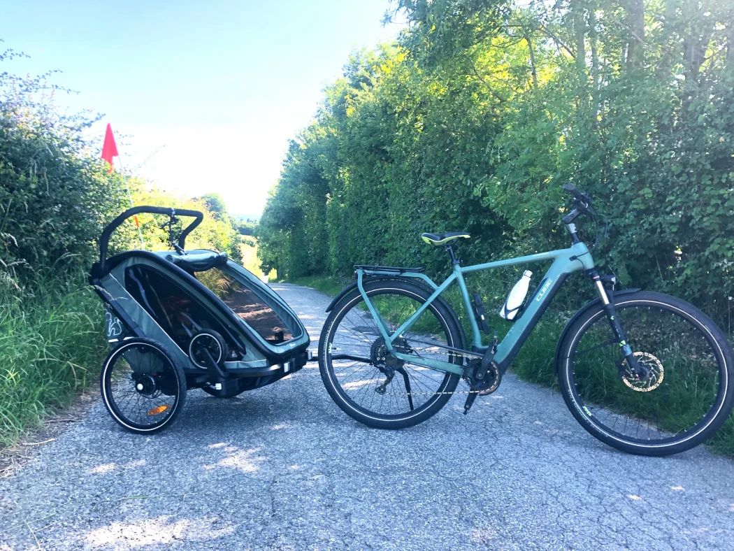 hauck bike n walk duo test erfahrungen fahrradanhänger