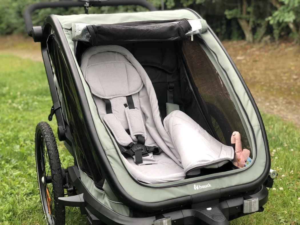 hauck bike n walk duo baby lounger 2 baby hängematte fahrradanhänger
