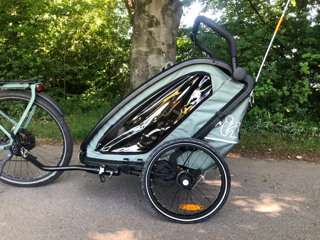 hauck bike n walk duo fahrradanhänger test erfahrungen