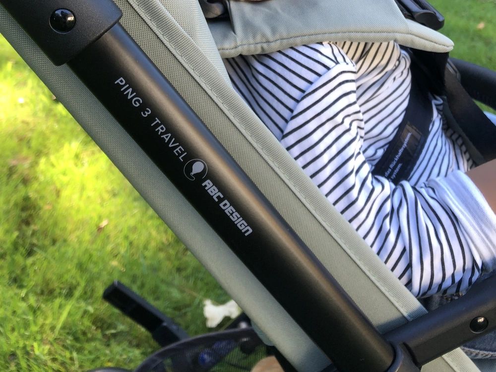 abc design ping 3 travel test rahmen gestell logo