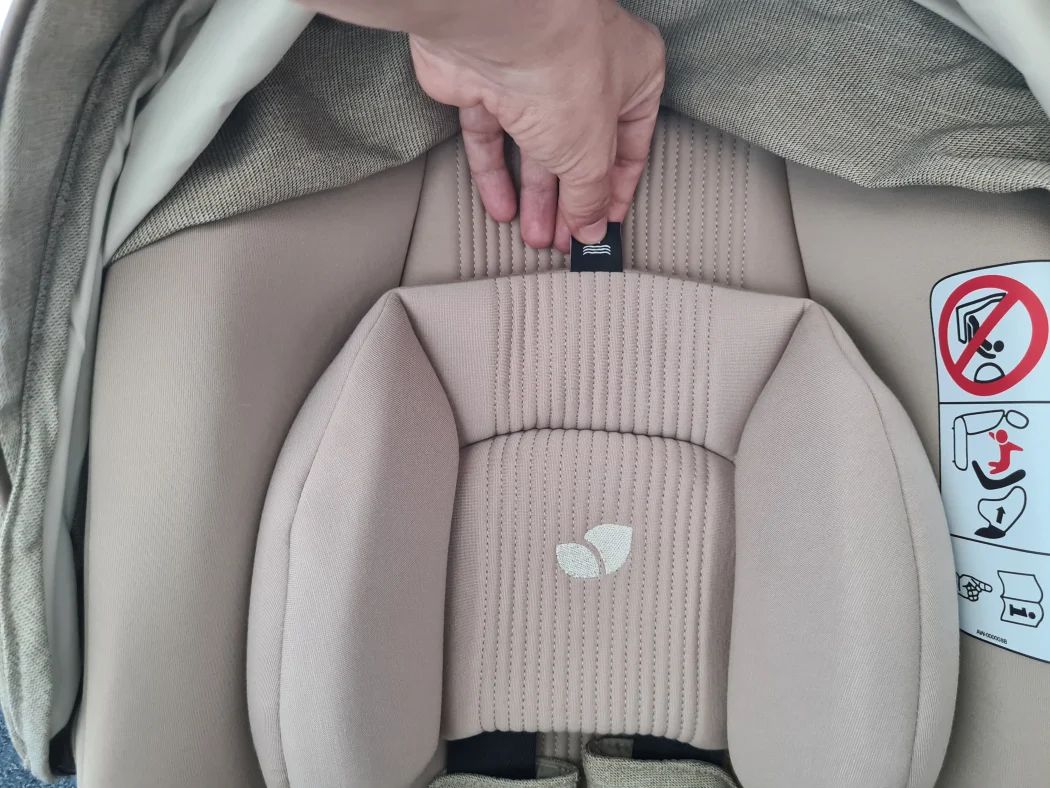kopfpolster höhe verstellen sprint babyschale test