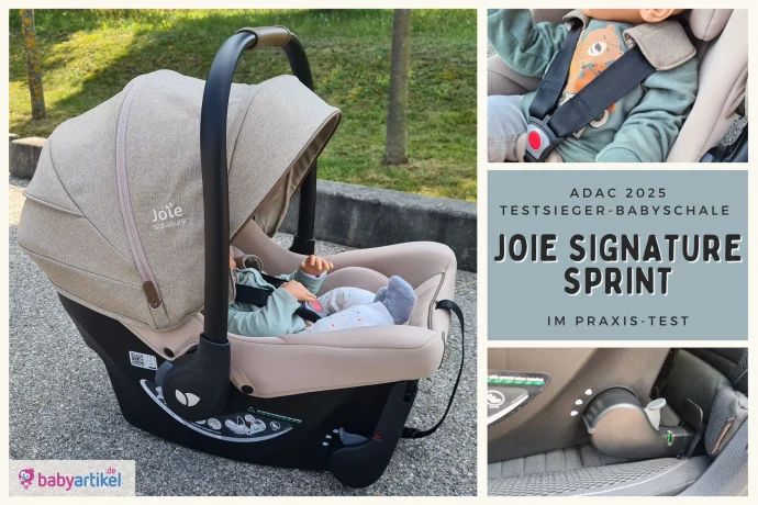 joie sprint test header babyschale adac testsieger 2025