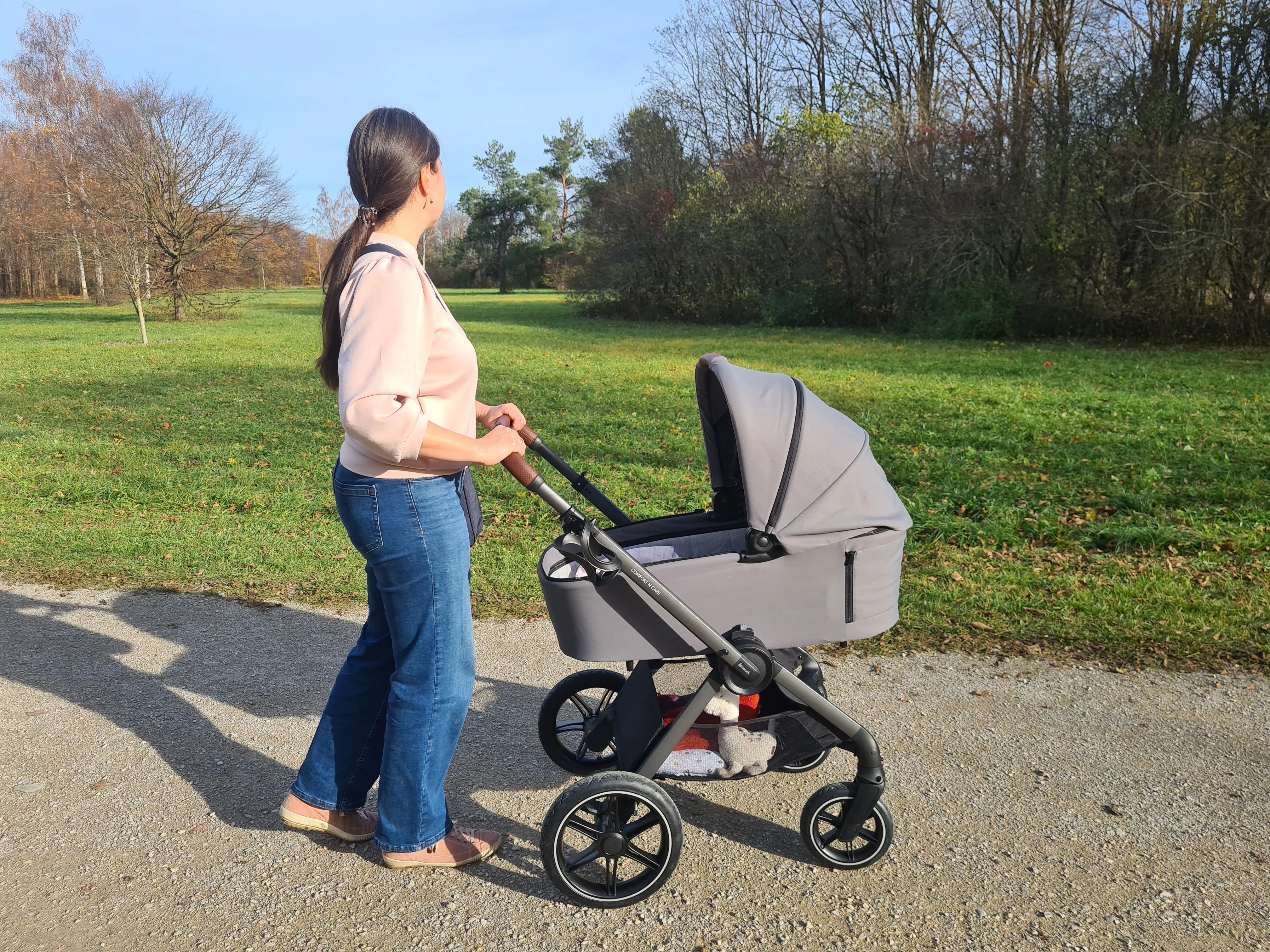 hauck kinderwagen test schieben comfort n care air