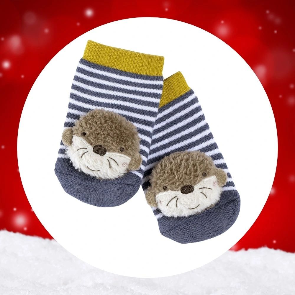 rasselsöckchen fehn otter nikolaus geschenk baby