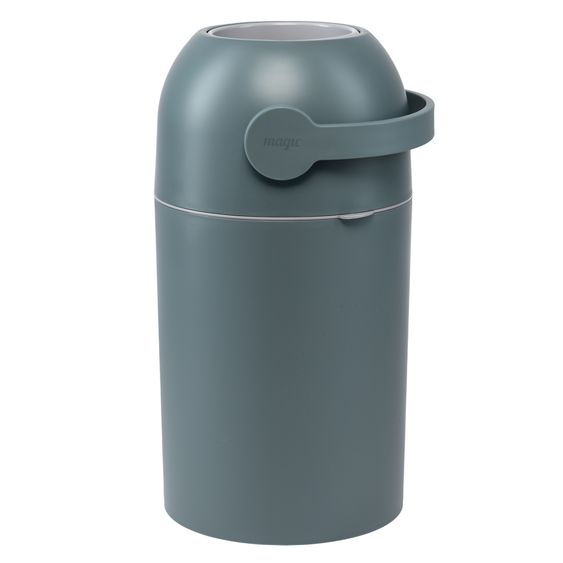 Magic Magic Majestic odorless diaper pail - for conventional bin liners incl. 1 roll with 15 original Magic diaper liners - Sage