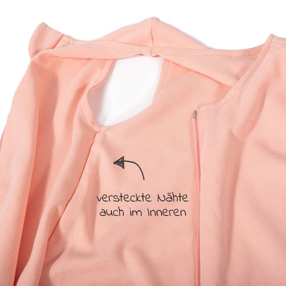 Makian Baumwoll-Schlafsack - Interlock - Apricot - Gr. 90 cm