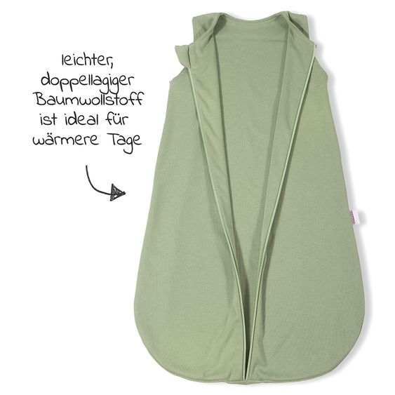 Makian Summer sleeping bag - Interlock - Olive - Size 90 cm