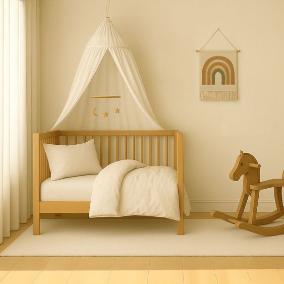 Makian Bettwäsche 100 x 135 cm / 40 x 60 cm - Uni - Beige