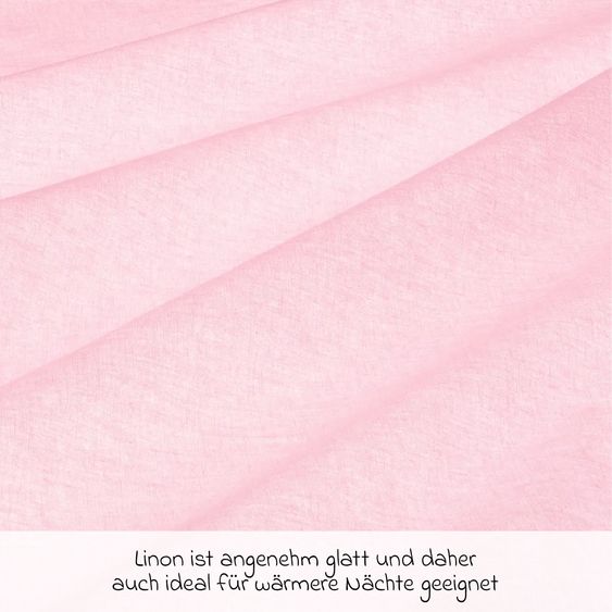 Makian Bed linen 80 x 80 cm - Uni Rosa