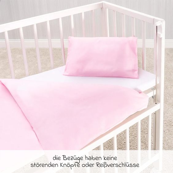 Makian Bed linen 80 x 80 cm - Uni Rosa