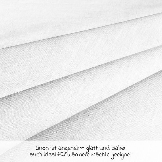 Makian Bed linen 80 x 80 cm - Uni White