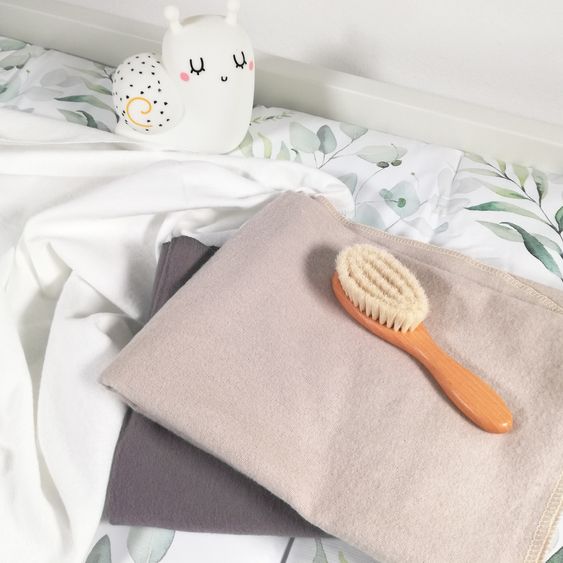 Makian Moltontücher Confezione da 4 pezzi 80 x 80 cm - Beige / Choco