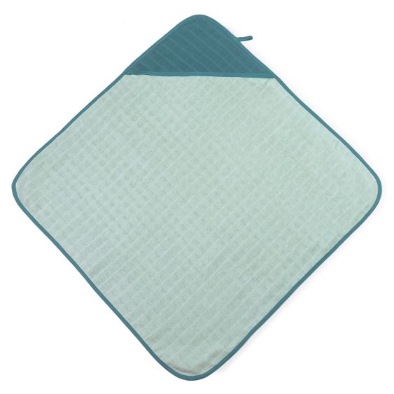 Makian Mull-Kapuzenbadetuch 70 x 70 cm - Patina / Mint