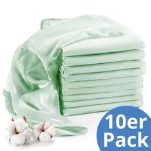 Mullwindel / Mulltuch 10er Pack 80 x 80 cm - Mint