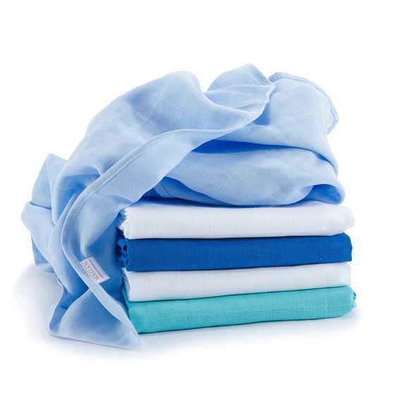 Makian Diaper 5er Pack - Blue White